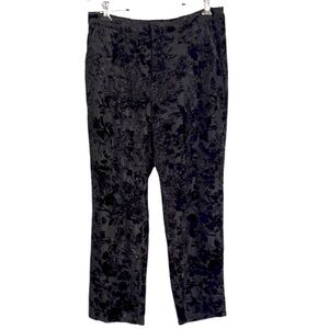 Zara Basic Velvet Detail Pants NWT Size M